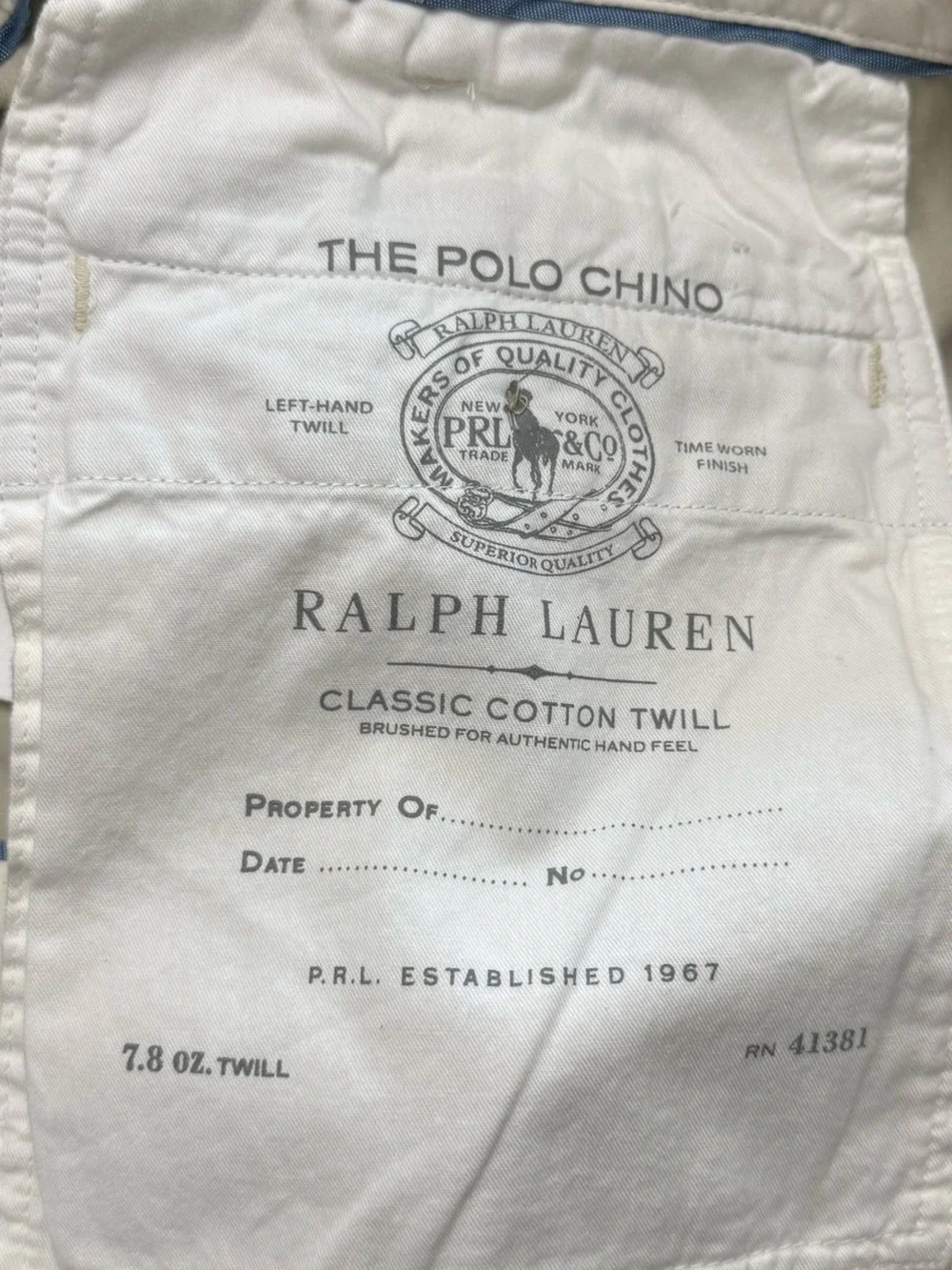 NWT | Polo Ralph Lauren | Classic Fit Chino Pants | Size 40x29